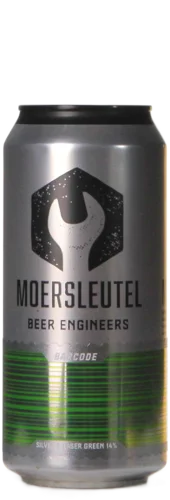 De Moersleutel Barcode Silver & Laser Green