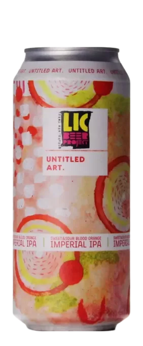 Untitled Art / LIC Beer Project Sweet & Sour Blood Orange Imperial IPA