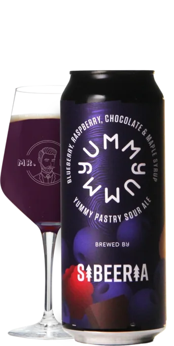 Sibeeria Yummy Blueberry Raspberry Chocolate Maple Syrup