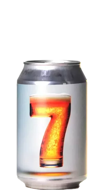 Bier mit der Zahl 7