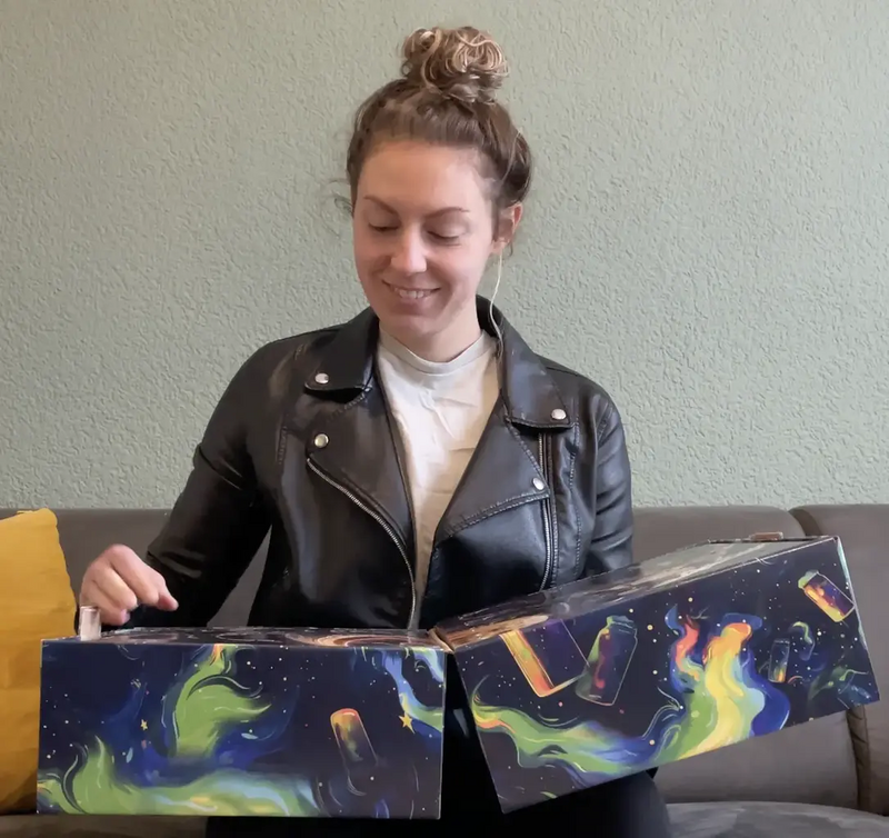 Merel taucht ein in das Bieruniversum des Mr. Hopfen-Adventskalenders