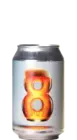 Bier mit der Zahl 8