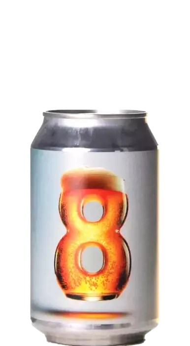 Bier mit der Zahl 8