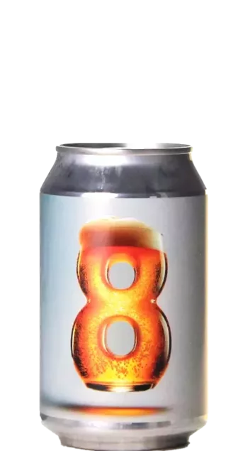 Bier mit der Zahl 8