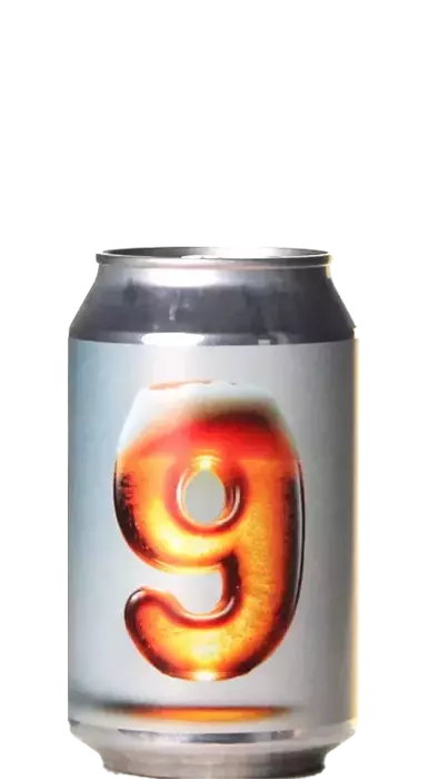 Bier mit der Zahl 9