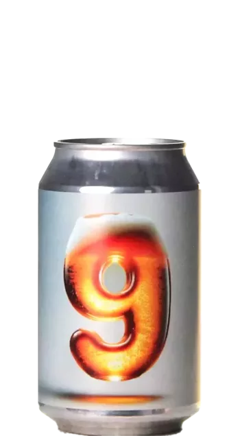 Bier mit der Zahl 9