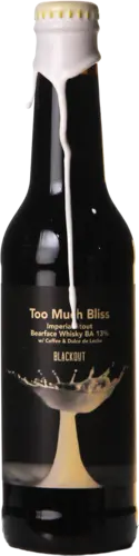Blackout Brewing / Bere A La Cluj Bearface Whisky BA Too Much Bliss