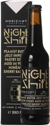 Horizont Night Shift Vintage 2025 / Peanut Butter Jelly Imperial Pastry Stout Aged In Pedro Ximénez Sherry Barrels