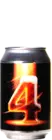 Bier mit der Zahl 4