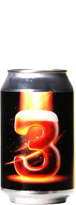 Bier mit der Zahl 3