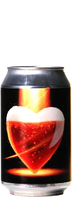 Bier mit dem Buchstaben Herzchen