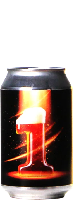 Bier mit der Zahl 1
