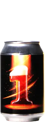 Bier mit der Zahl 1