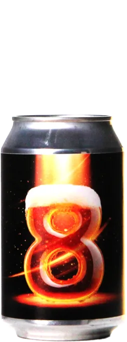 Bier mit der Zahl 8