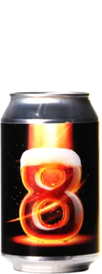 Bier mit der Zahl 8