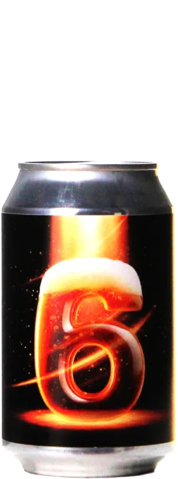 Bier mit der Zahl 6