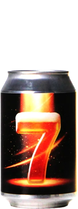 Bier mit der Zahl 7