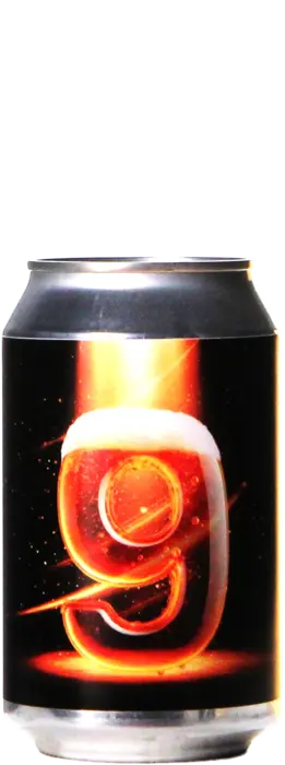 Bier mit der Zahl 9