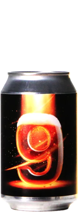 Bier mit der Zahl 9