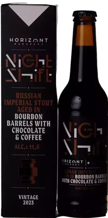 Horizont Night Shift Vintage 2023 RIS Aged In Bourbon Barrels With Chocolate & Coffee