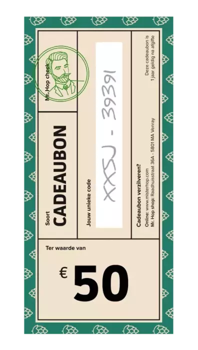 Cadeaubon €50