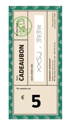 Cadeaubon €5