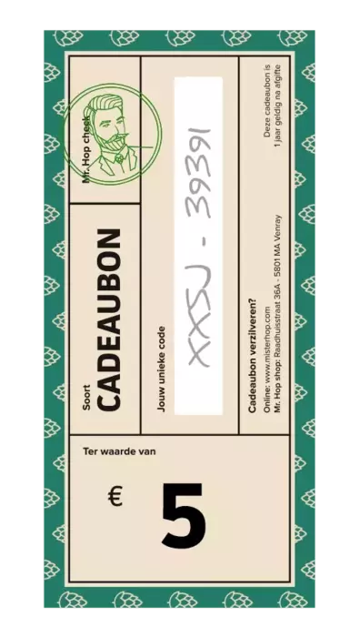 Cadeaubon €5