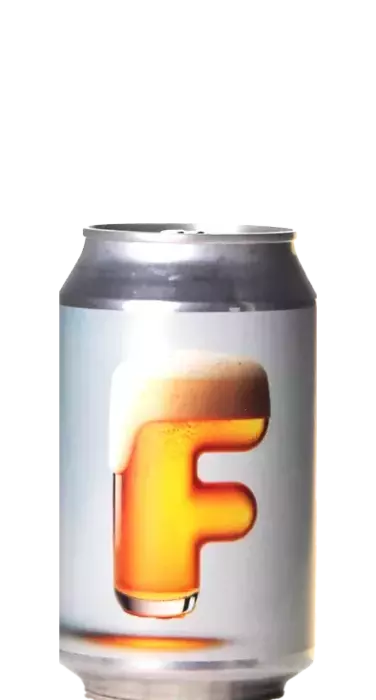 Bier mit dem Buchstaben F