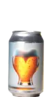 Bier mit dem Buchstaben Herzchen