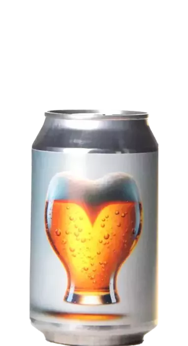 Bier mit dem Buchstaben Herzchen