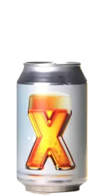 Bier mit dem Buchstaben X