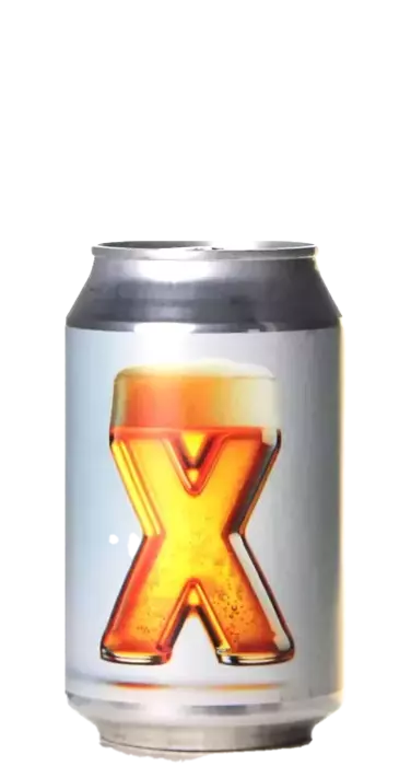 Bier mit dem Buchstaben X