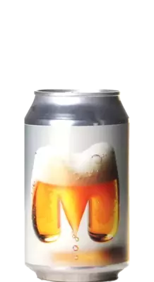 Bier mit dem Buchstaben M