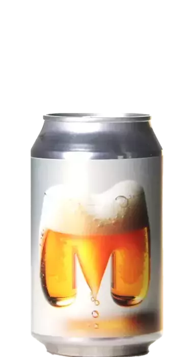 Bier mit dem Buchstaben M