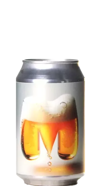 Bier mit dem Buchstaben M