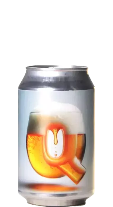 Bier mit dem Buchstaben Q