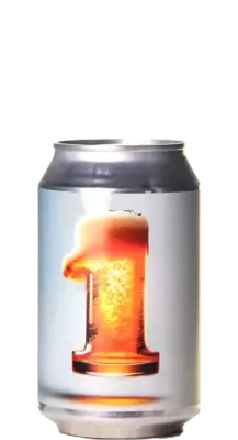 Bier mit der Zahl 1