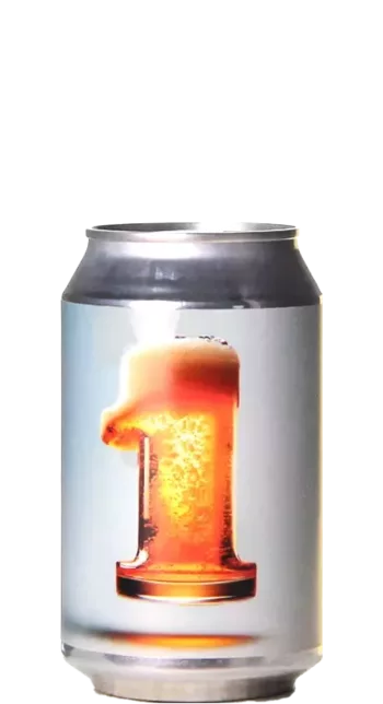 Bier mit der Zahl 1